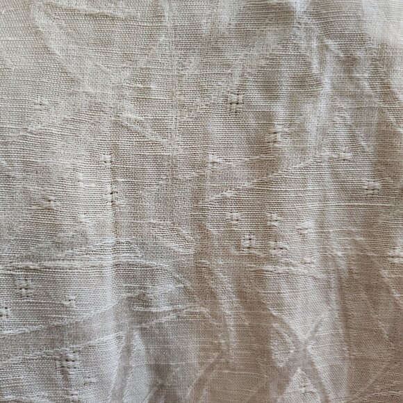 Coldwater Creek Linen Tunic Size M White Lace and Pattern - Picture 11 of 16